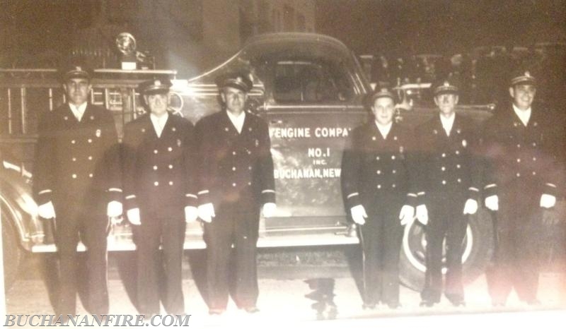 L-R: Bert Tomlinson, Robert Stewart, Gordon Stewart, Harold Travis, Carl Aschenbrenner, Joe O'Toole From 1954